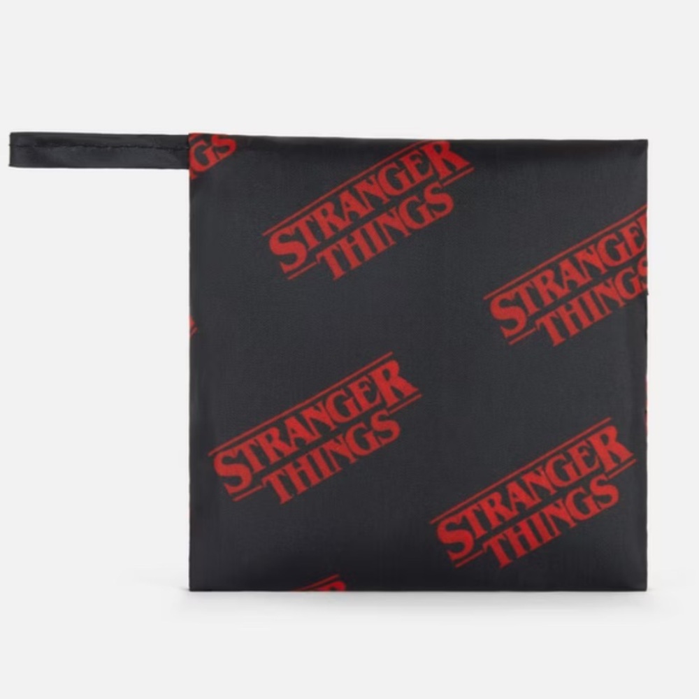 Stranger Things x Primark Black Foldaway Bag - Picture 3 of 4